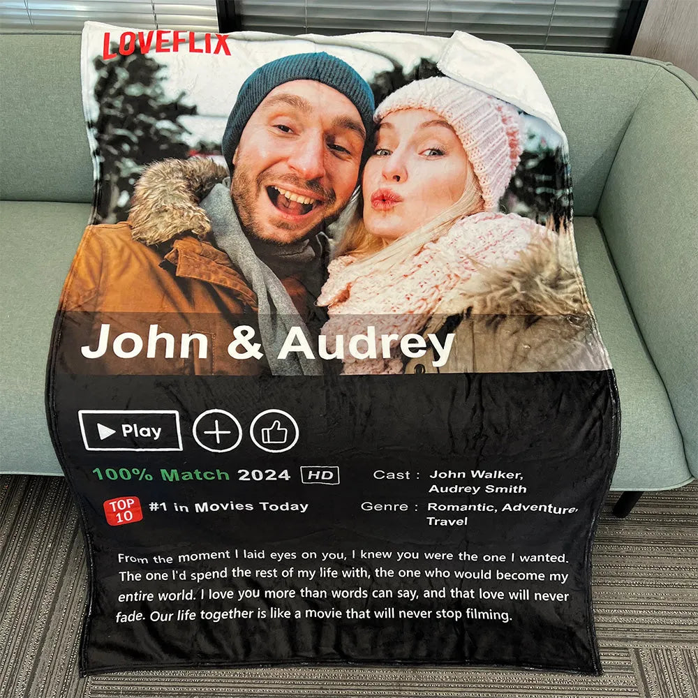 custom-loveflix-movie-photo-blanket-with-your-love-story