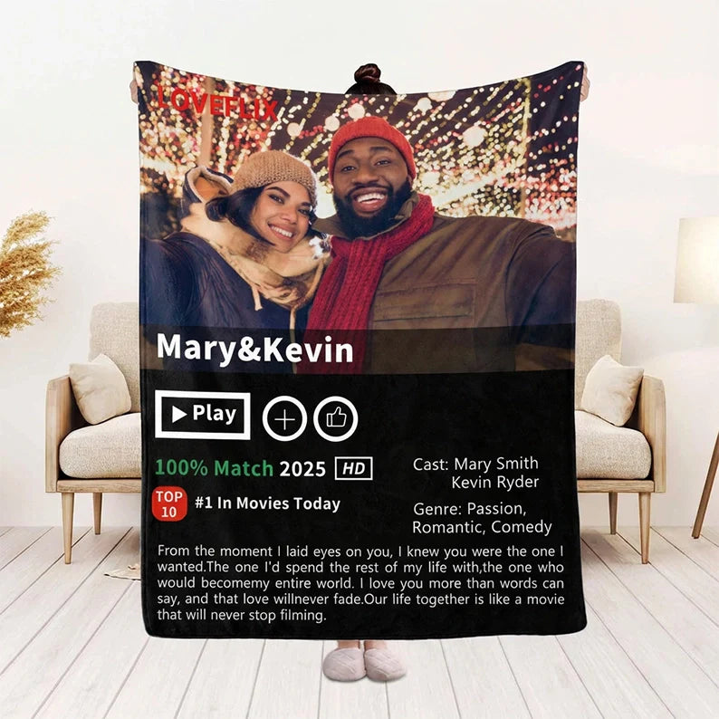 custom-loveflix-movie-photo-blanket-with-your-love-story