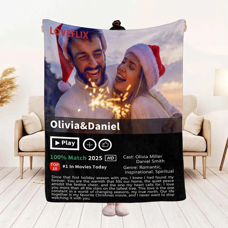 custom-loveflix-movie-photo-blanket-with-your-love-story