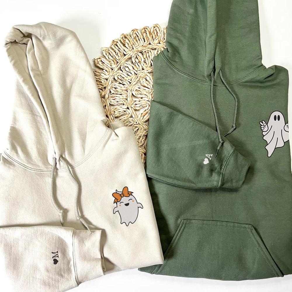 custom-halloween-embroidered-hoodies-for-couples-custom-embroidered-ghost-spooky-season-couples-embroidered-hoodies-v1