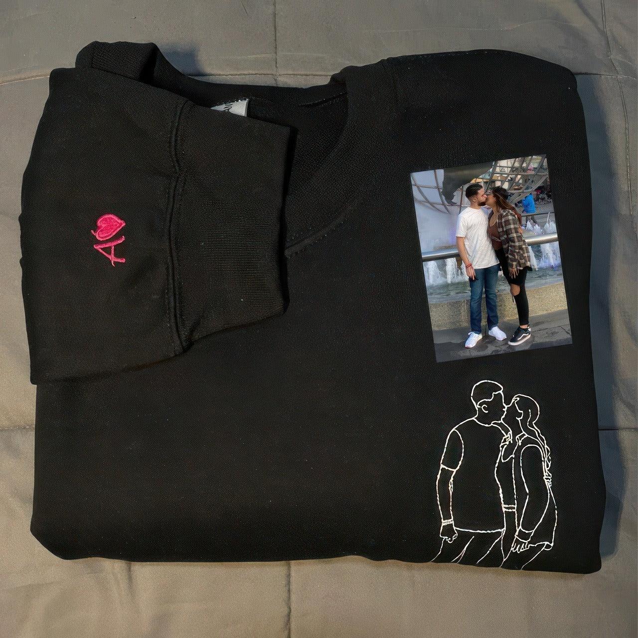 custom-embroidered-hoodies-for-couples-custom-embroidered-portrait-outline-from-photo-embroidered-matching-couples-hoodie