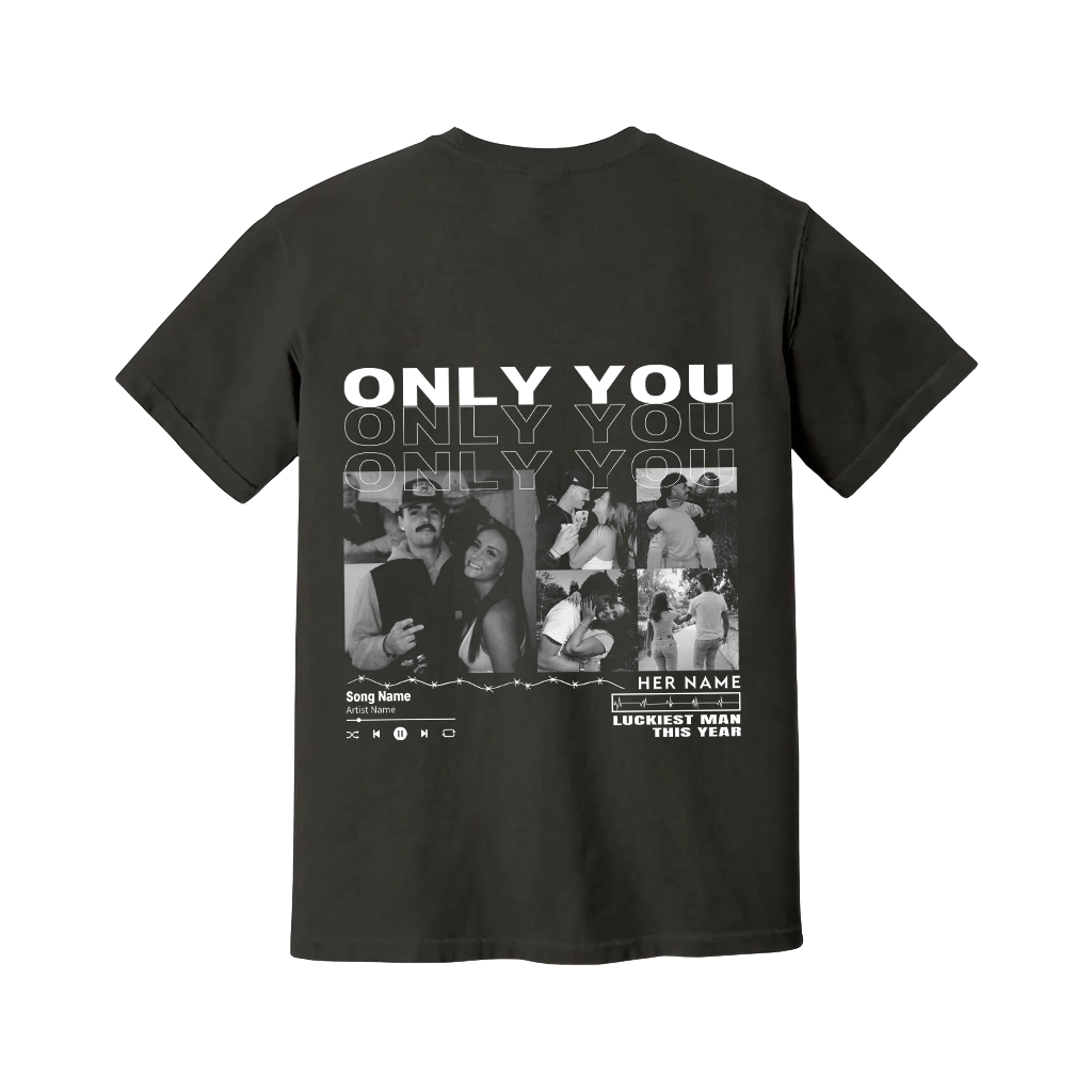 custom-only-you-unique-song-vintage-photo-t-shirt-couple-anniversary-gift