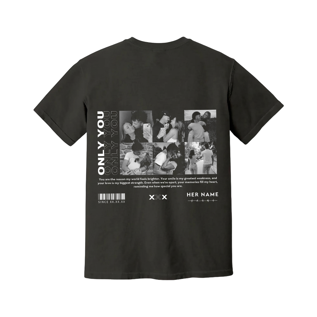 custom-only-you-vintage-photo-t-shirt-couple-anniversary-gift