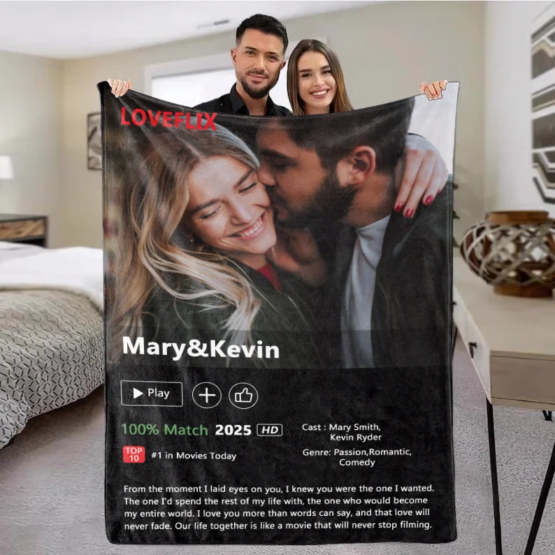 custom-loveflix-movie-photo-blanket-with-your-love-story
