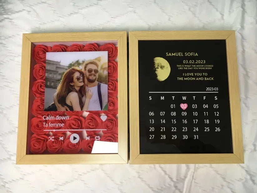 square-with-song-custom-flowers-frame-with-real-moon-phase-anniversary-calendar