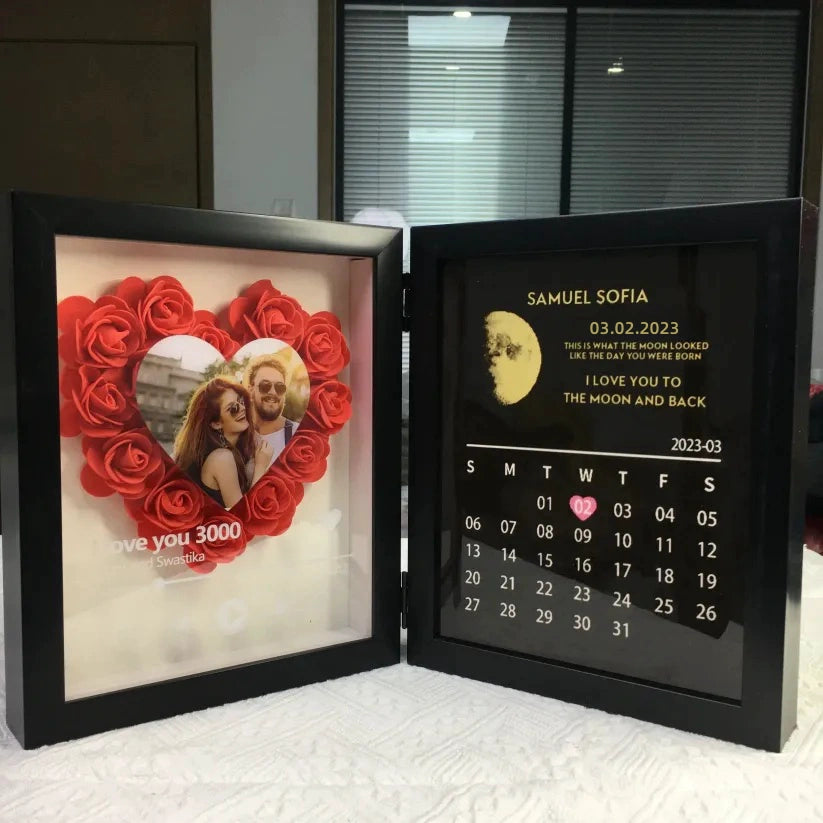 heart-with-song-custom-flowers-frame-with-real-moon-phase-anniversary-calendar