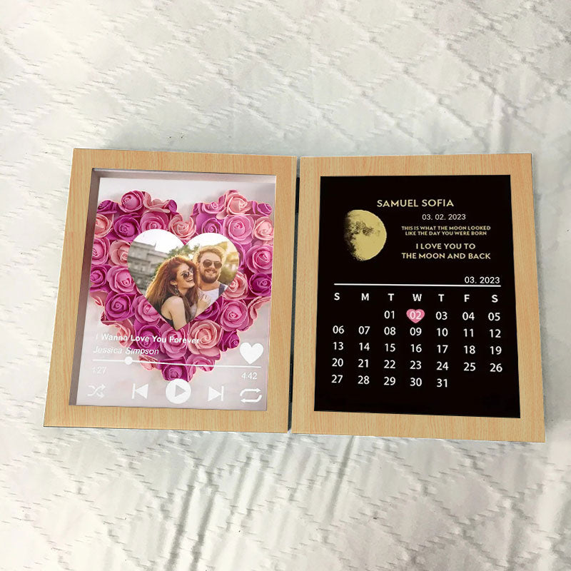 heart-with-song-custom-flowers-frame-with-real-moon-phase-anniversary-calendar