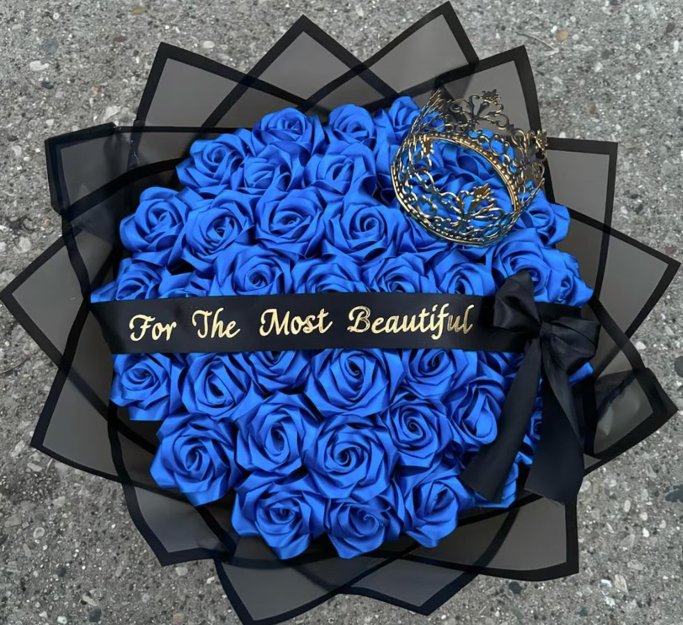 eternal-rose-bouquet-handmade-from-satin-ribbon-valentines-couples-gift-1st-anniversary-gift