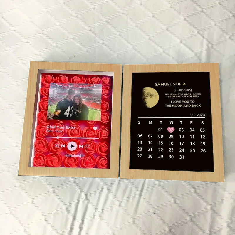 square-with-song-custom-flowers-frame-with-real-moon-phase-anniversary-calendar