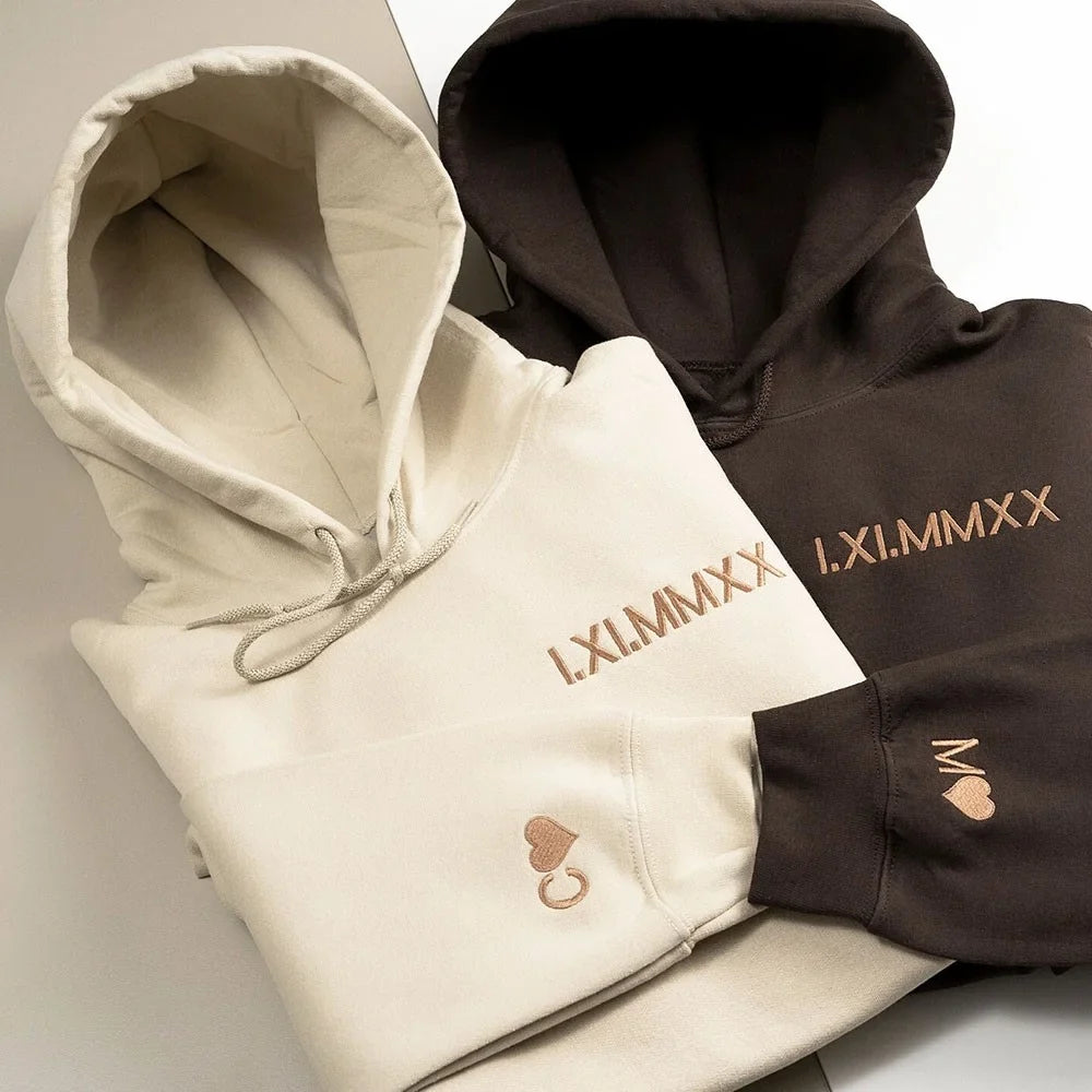 custom-embroidered-roman-numeral-date-sweatshirt-initial-on-sleeve-valentines-couples-gift-1st-anniversary-gift