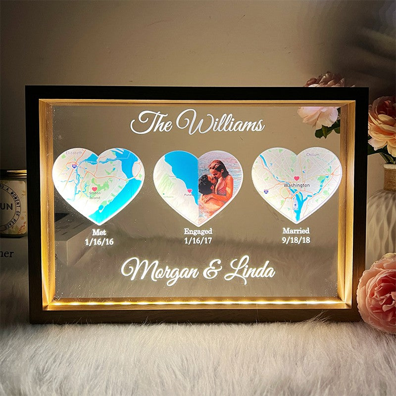 our-love-story-frame-personalized-timeline-lightbox