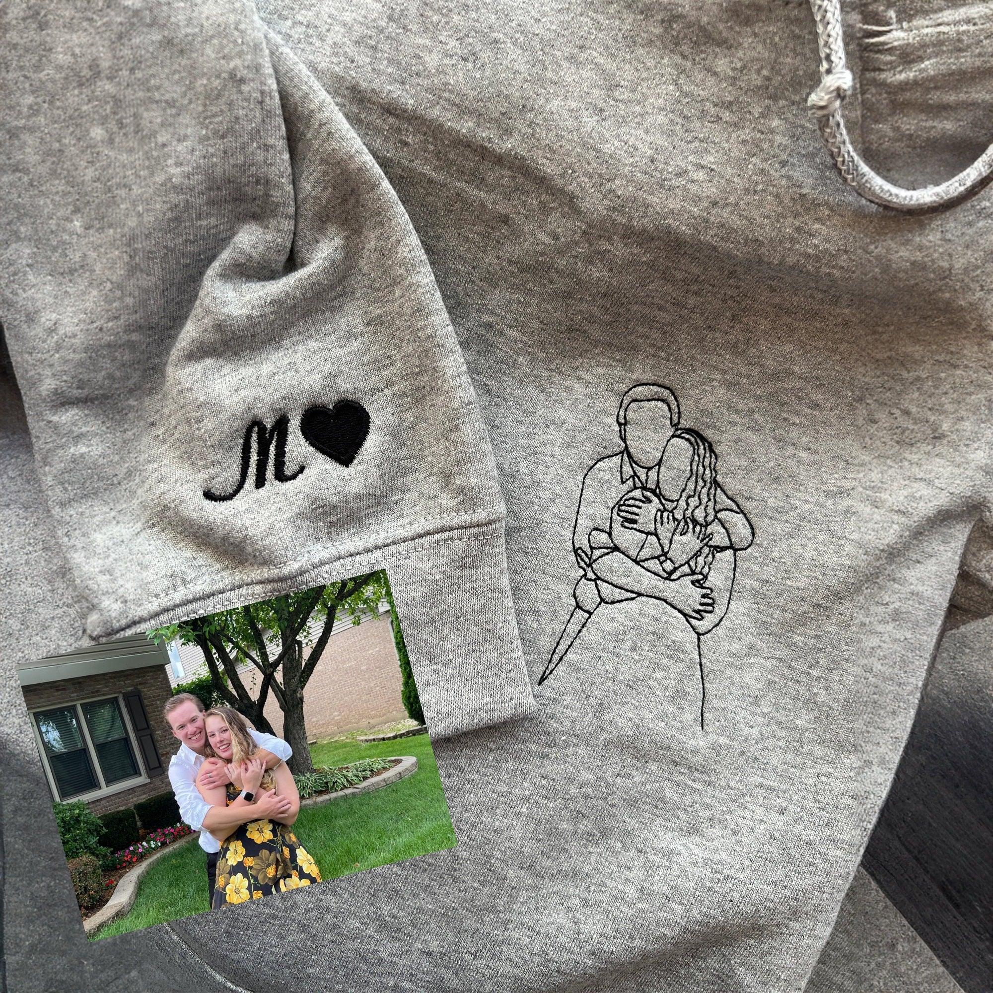 custom-embroidered-hoodies-for-couples-custom-embroidered-portrait-outline-from-photo-embroidered-matching-couples-hoodie