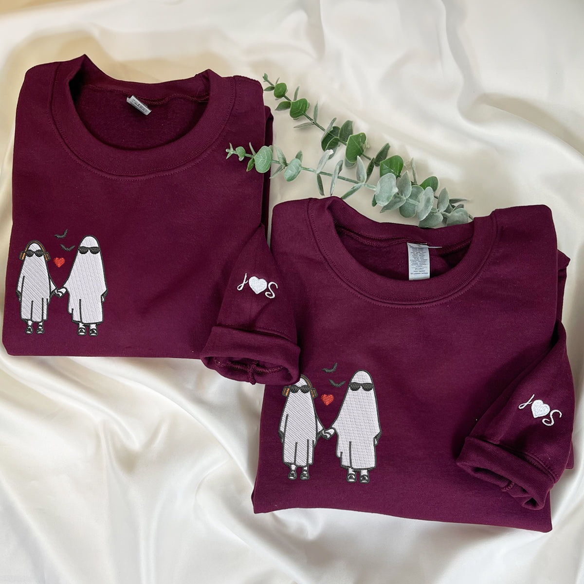 custom-embroidered-halloween-sweatshirts-for-couples-halloween-couples-ghost-embroidered-sweatshirt-ghost-season-embroidered-sweater