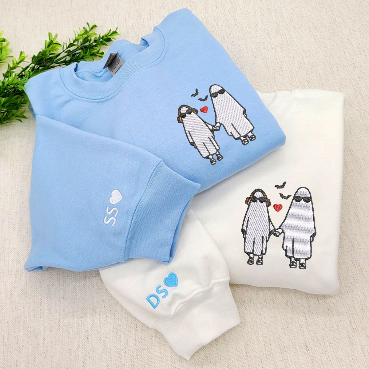 custom-embroidered-halloween-sweatshirts-for-couples-halloween-couples-ghost-embroidered-sweatshirt-ghost-season-embroidered-sweater