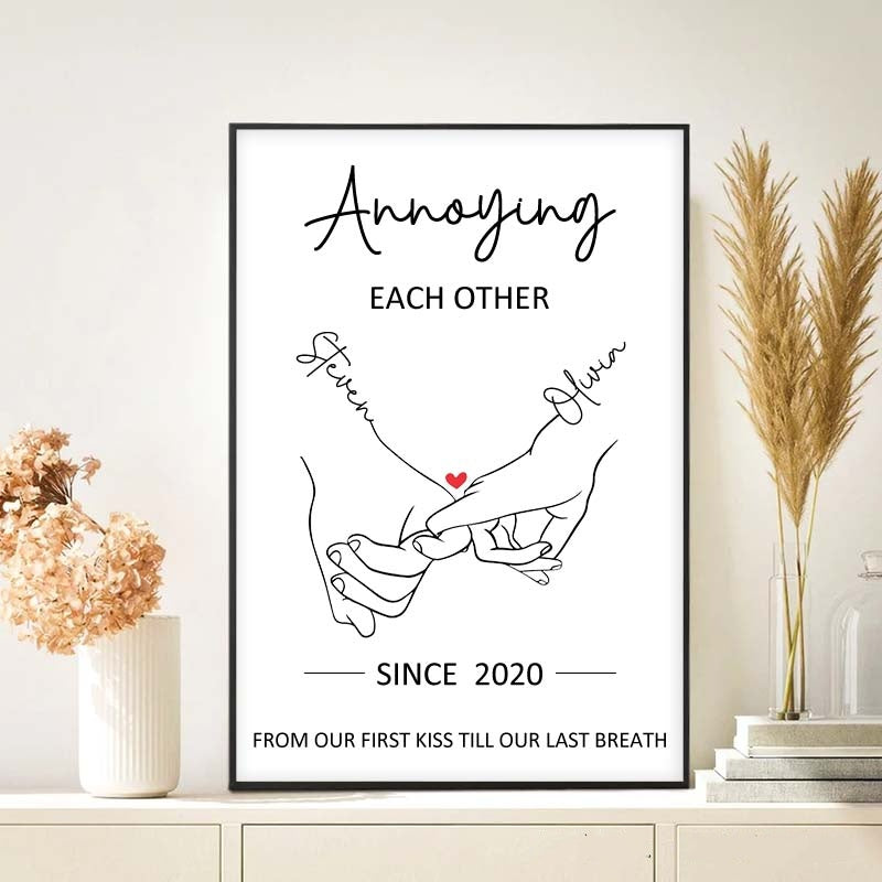 personalized-couple-pinky-promise-print-annoying-each-other-since-for-husband-wife
