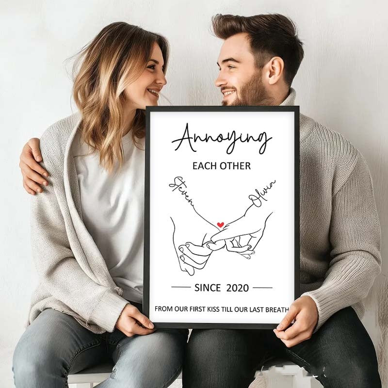 personalized-couple-pinky-promise-print-annoying-each-other-since-for-husband-wife