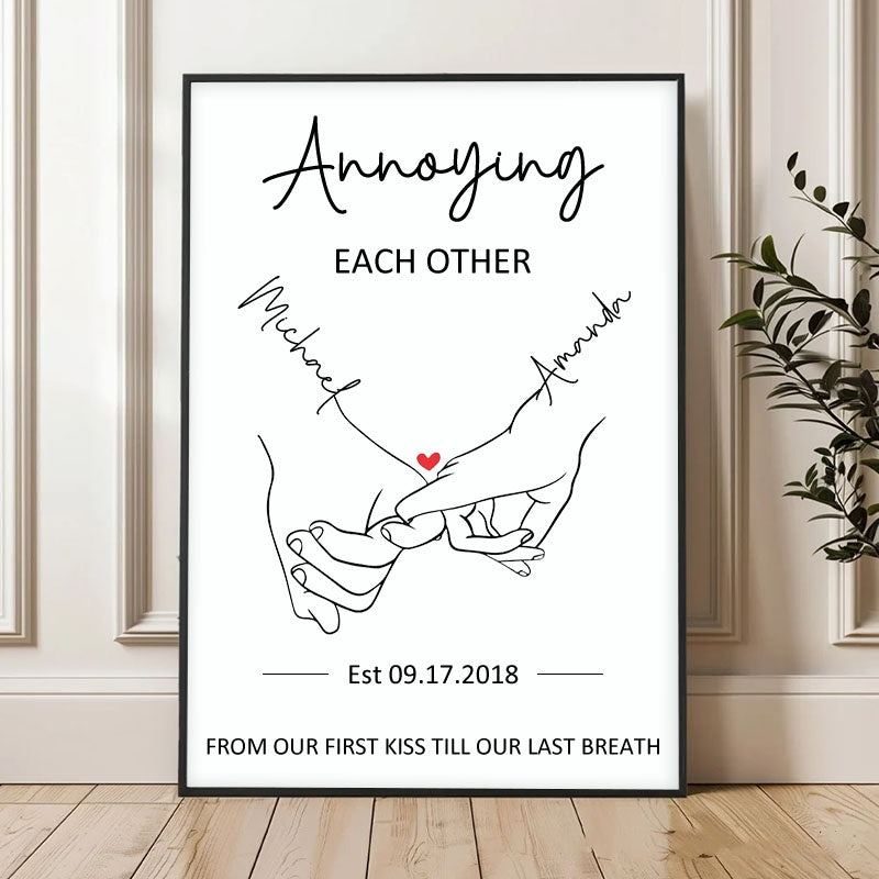 personalized-couple-pinky-promise-print-annoying-each-other-since-for-husband-wife