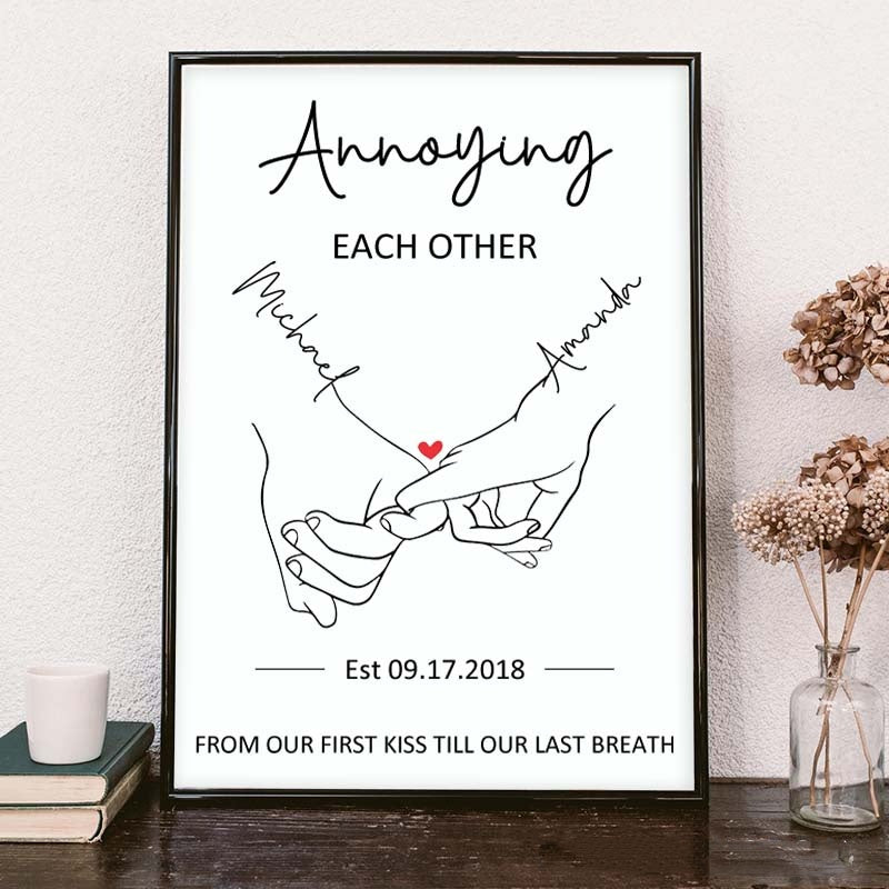 personalized-couple-pinky-promise-print-annoying-each-other-since-for-husband-wife