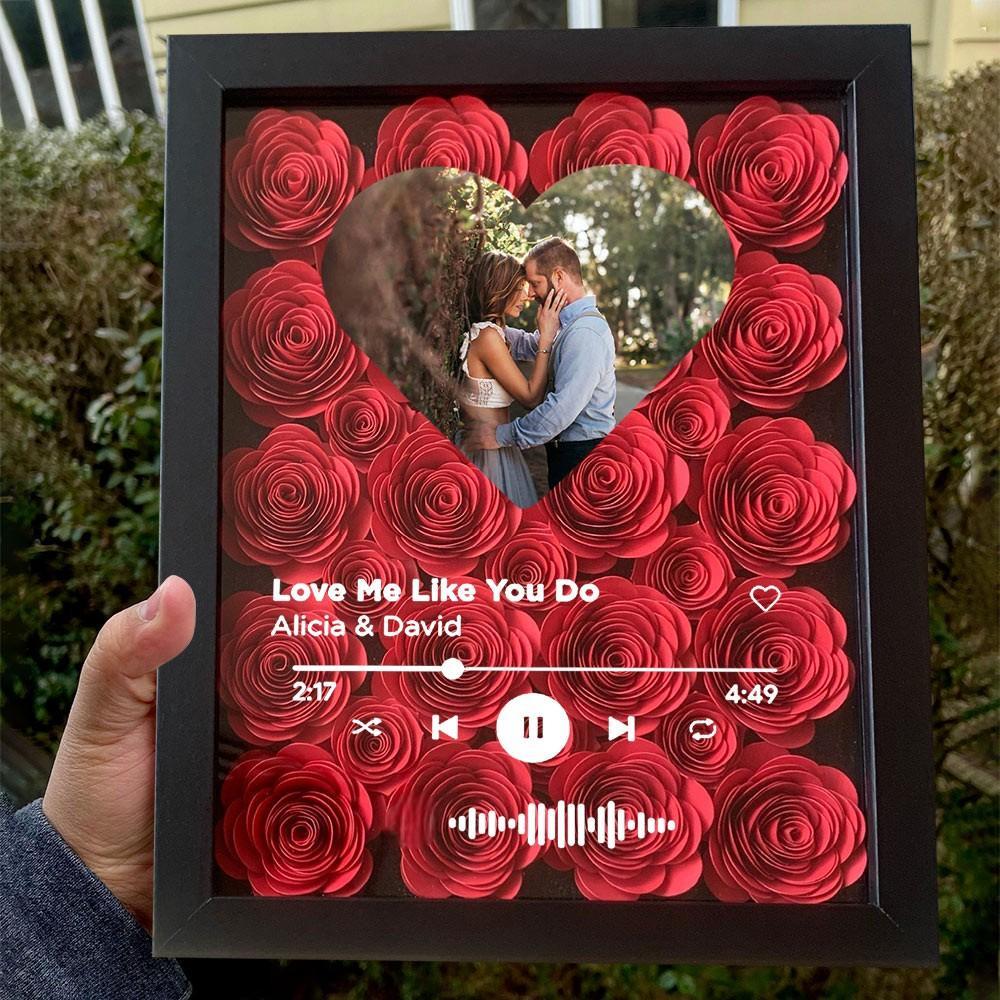 personalized-photo-flower-shadow-box