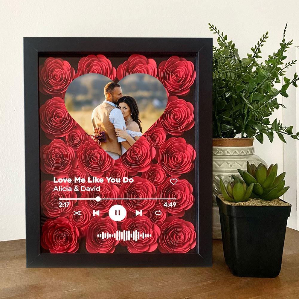 personalized-photo-flower-shadow-box