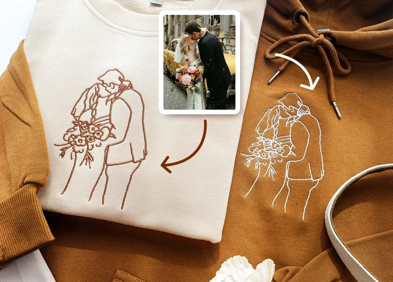 custom-couple-photo-outline-embroidered-t-shirt-sweatshirt-hoodie