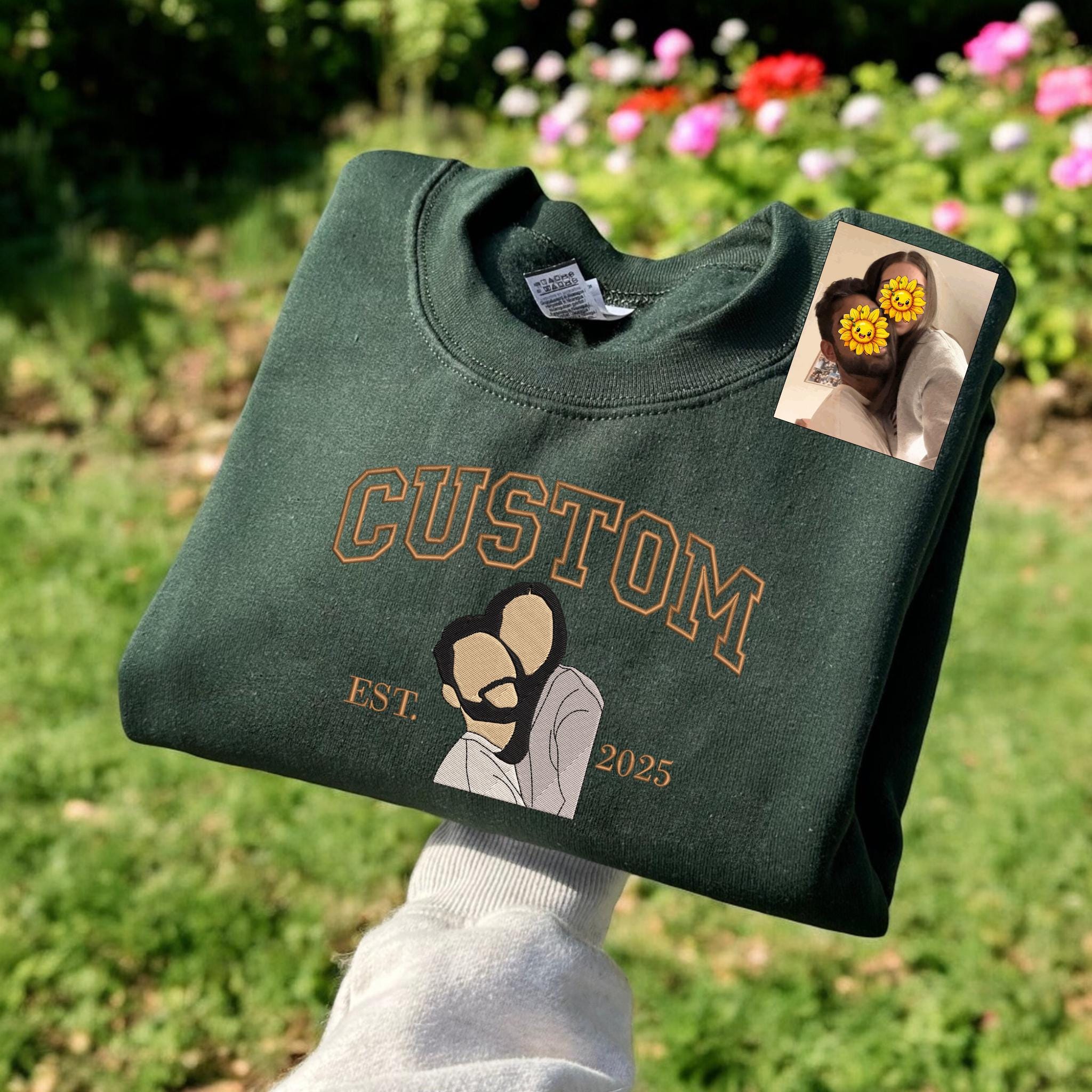 personalized-embroidered-portrait-from-photo-hoodie-valentines-couple-custom-portrait-sweatshirt-wedding-portrait-matching-couple-shirt