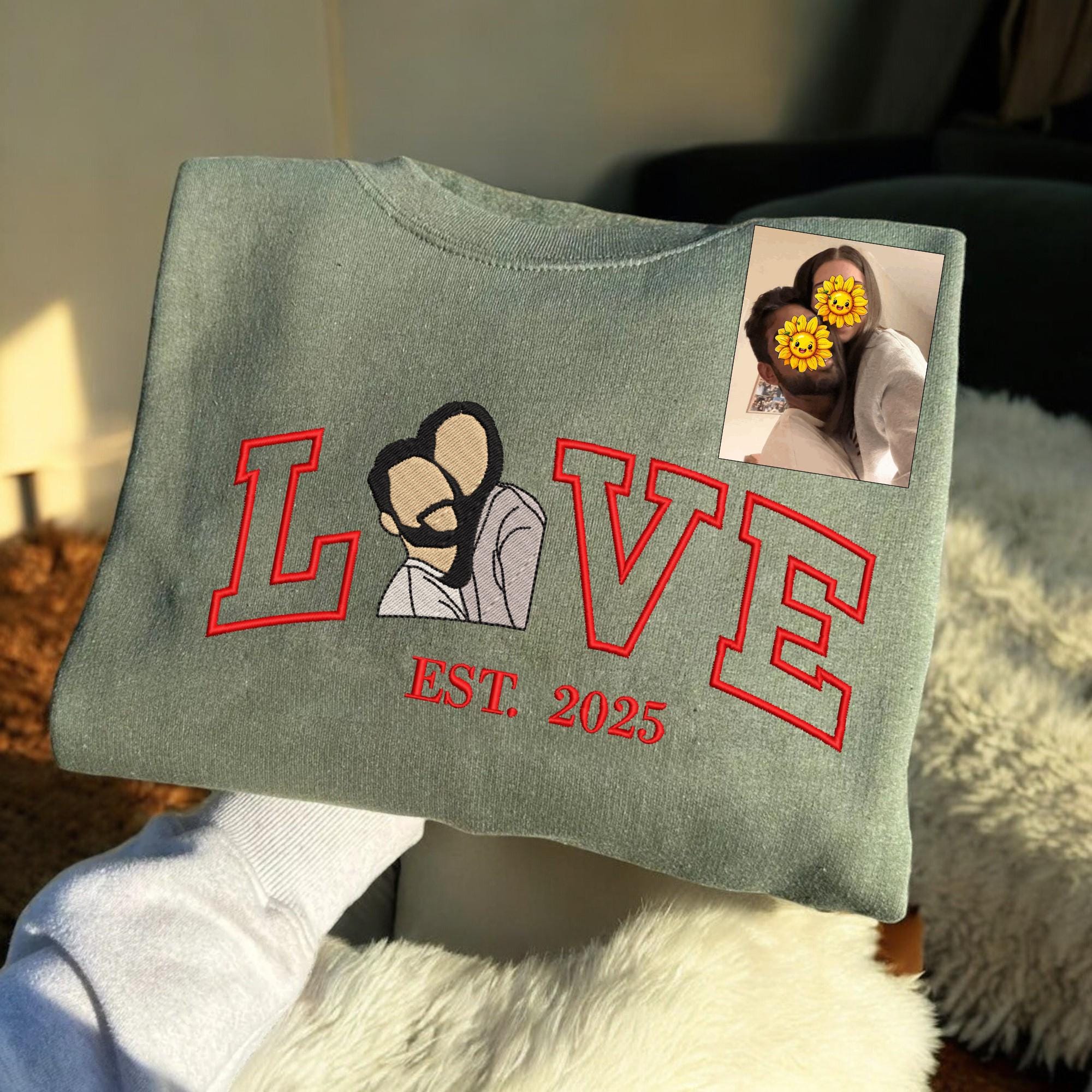 embroidered-custom-photo-portrait-personalized-couple-valentines-sweatshirt-anniversary-date-on-sleeve-matching-couple-gift-for-him