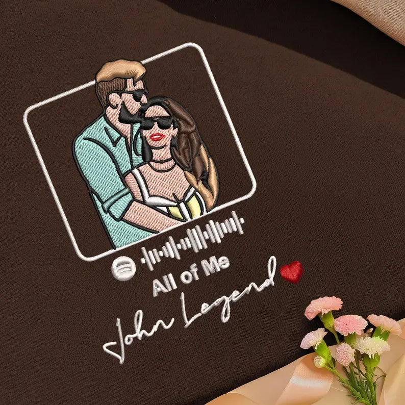 custom-couple-embroidered-love-song-from-photo-hoodie-couple-christmas-gift