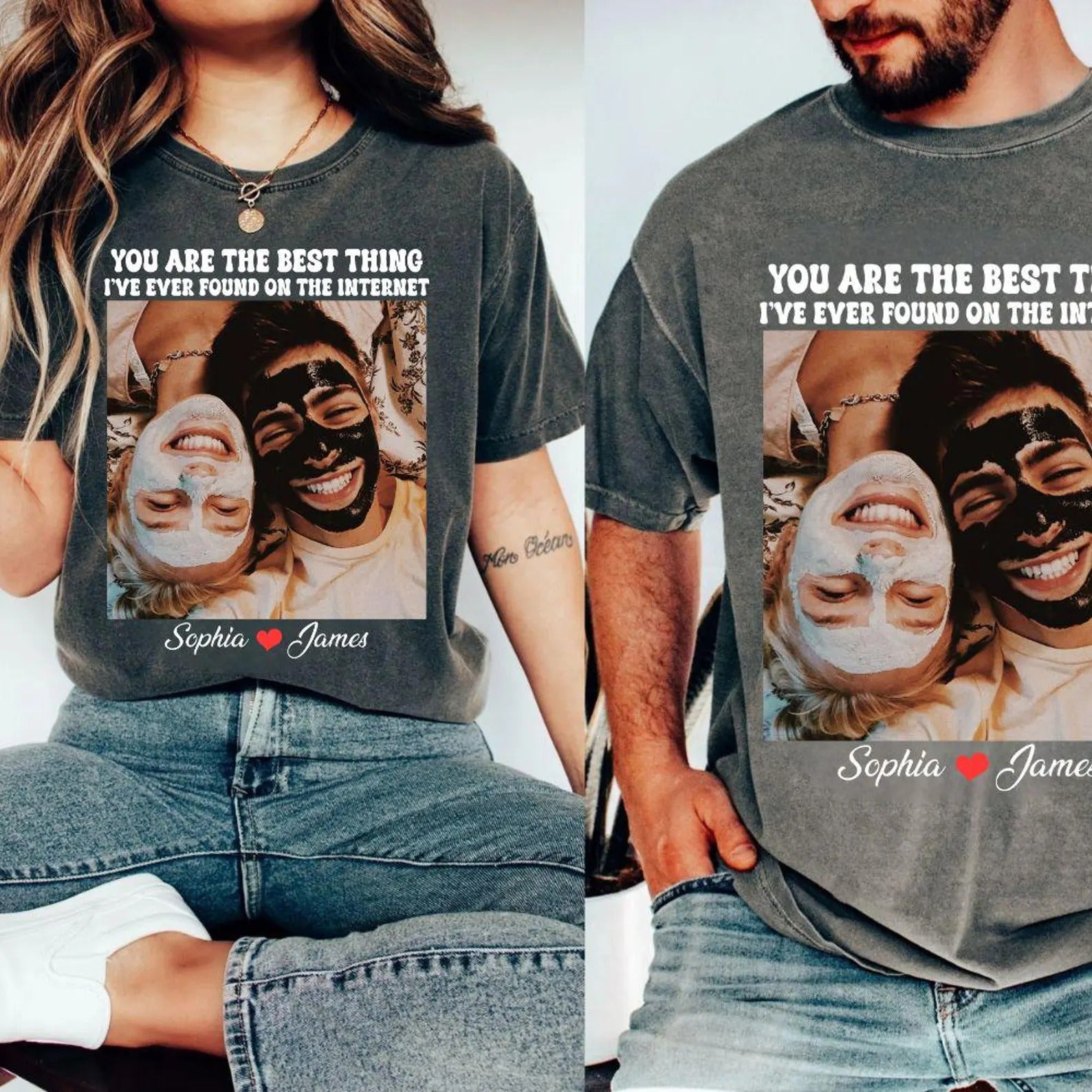 custom-couple-photo-and-name-anniversary-shirt-you-are-the-best-thing-i-found-on-the-internet-gift-for-him-her-valentines-day-gift