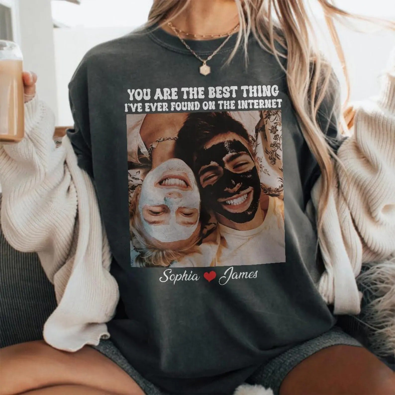 custom-couple-photo-and-name-anniversary-shirt-you-are-the-best-thing-i-found-on-the-internet-gift-for-him-her-valentines-day-gift
