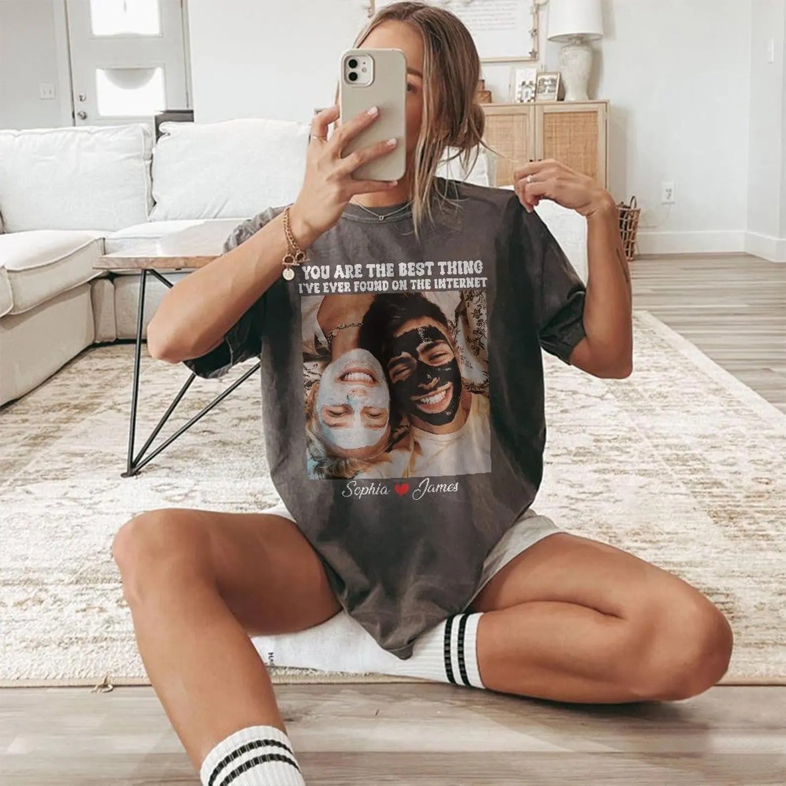 custom-couple-photo-and-name-anniversary-shirt-you-are-the-best-thing-i-found-on-the-internet-gift-for-him-her-valentines-day-gift