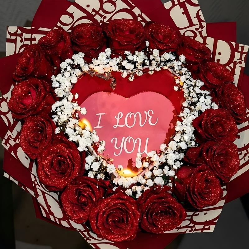 burn-rose-bouquet-with-hidden-message-reveal-personalized-eternal-glitter-flower-bouquet