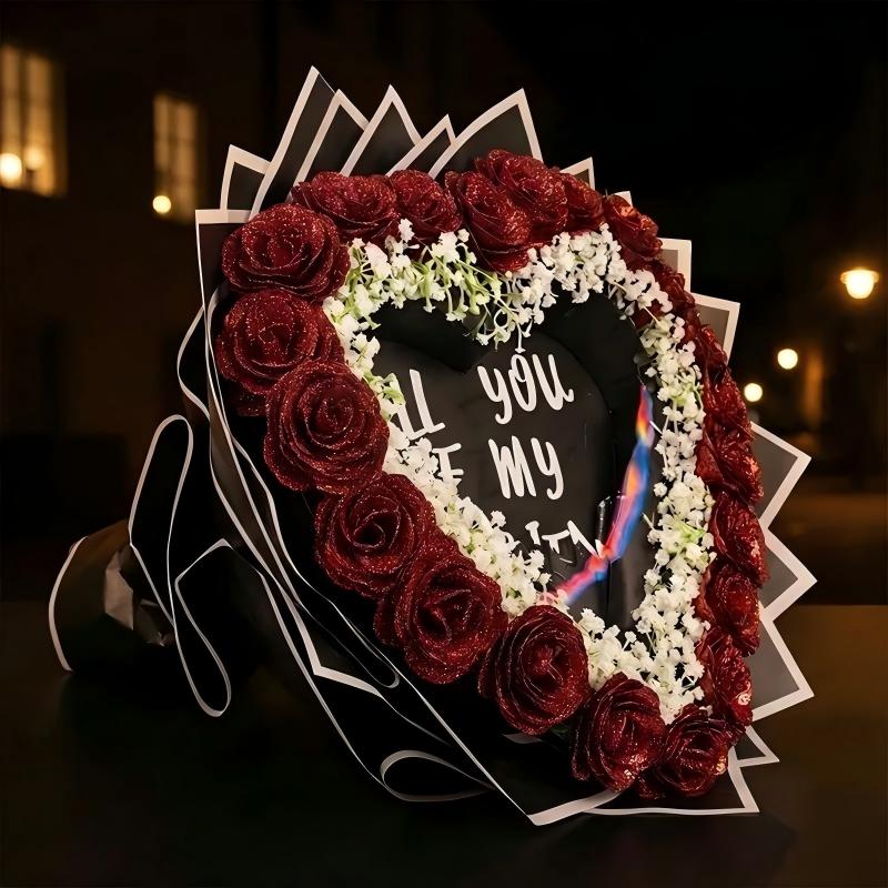 burn-rose-bouquet-with-hidden-message-reveal-personalized-eternal-glitter-flower-bouquet